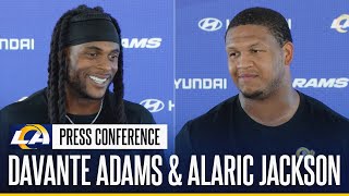 Davante Adams On Working With Matthew Stafford \u0026 Alaric Jackson Talks Recovering From Health Issues Davante Adams On Working With Matthew Stafford \u0026 Alaric Jackson Talks Recovering From Health Issues