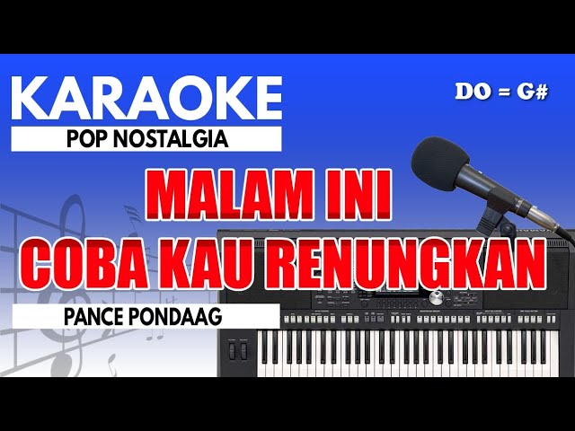 Karaoke - Disaat Kau Harus Memilih // Pance Pondaag ( Nada Pria ) class=