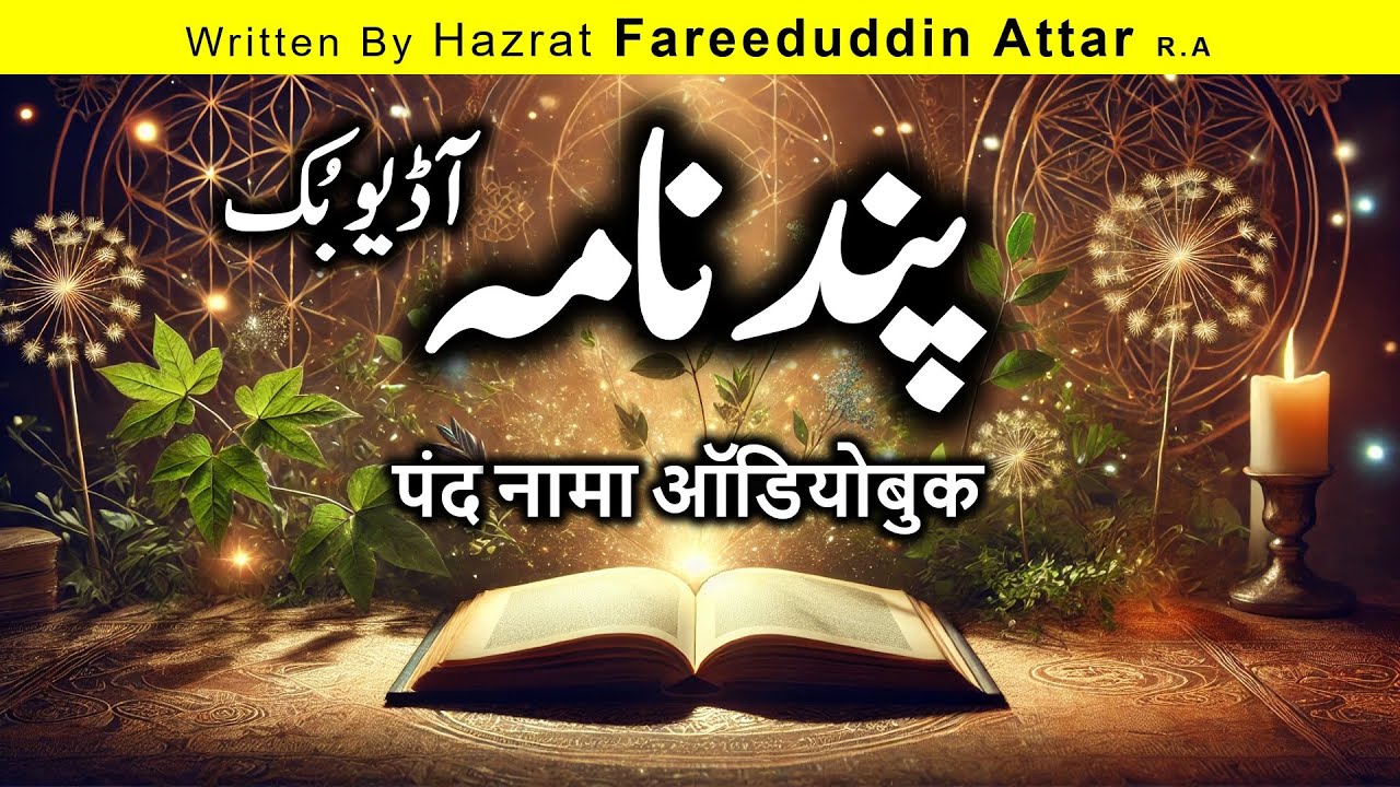 📚 Pand Nama Complete | Book Of Advice | Hazrat Fariduddin Attar R.A.