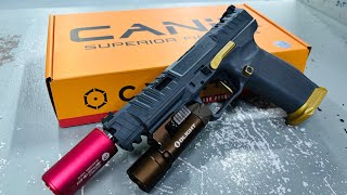 Airsoft CANIK gas blowback Pistol (Cybergun x WE )