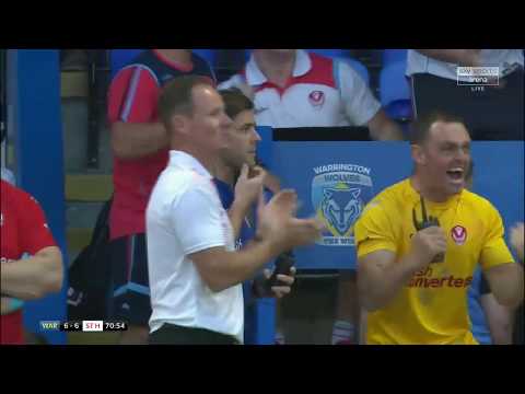 Betfred Super League round 20: Warrington Wolves v St Helens highlights