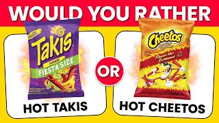 Would You Rather? | Snacks & Junk Food Edition 🍟🍩