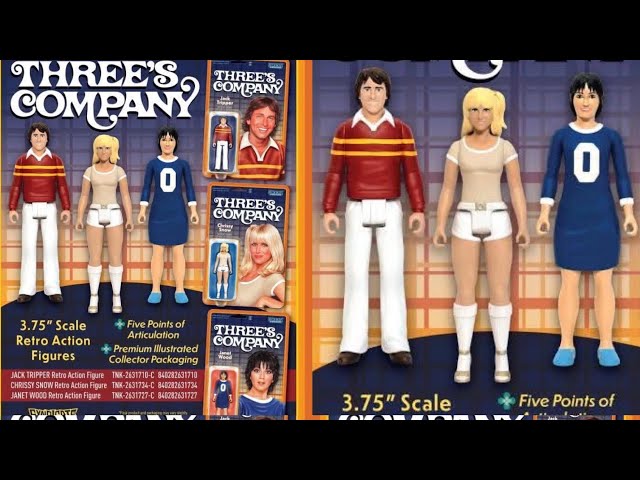 ビンテージ　80's ブルウィンクル ダドリードゥライト フィギュア New Retro 80s Three's Company action figures revealed by Syndicate