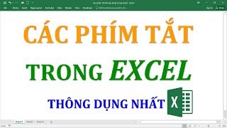 Các phím tắt thông dụng trong Excel bạn cần biết Các phím tắt thông dụng trong Excel bạn cần biết