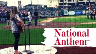 National Anthem Rendition at Professional Baseball Stadium