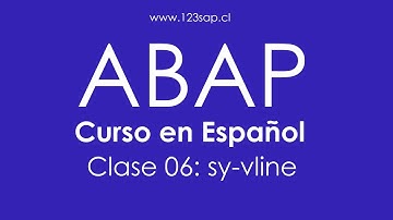 Curso de Abap Español - Clase 06 - SY-VLINE - Gratis - Chile