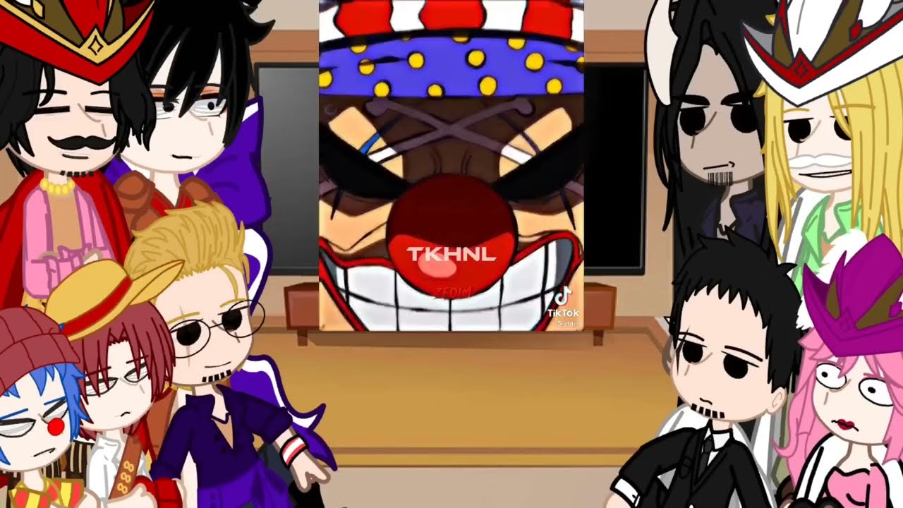 Luffy Family react to Luffy, One Piece react to Luffy 👒 Gacha Club 👒 One Piece react Compilation