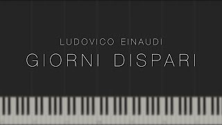 Giorni Dispari - Ludovico Einaudi \\\\ Synthesia Piano Tutorial Resimi