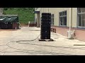 The sound from LA208 dual 8 inch line array
