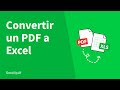Cómo convertir un PDF a Excel Online - Smallpdf