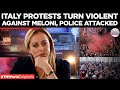 ITALY PROTESTS Turin Turns Violent As Protesters Clash With Police Over Askatasuna Eviction