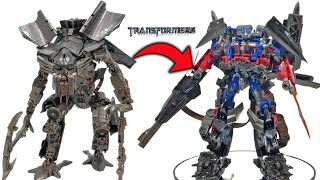 I Repainted Studio Series Jetfire & JetPower Optimus Prime! | ASMR Custom
