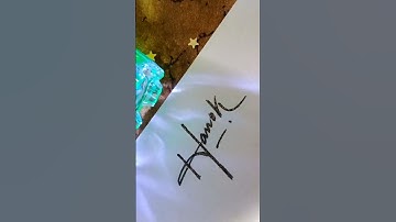 Do Signature Hanok | Write H letter | #autograph #cursivewriting #signatureideas #trending #shorts ✨