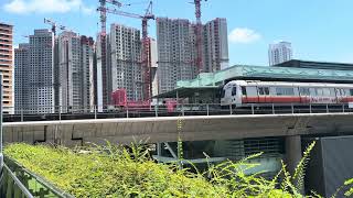Smrt c151B KSFB set 663/664 departing Buona Vista EWL green line