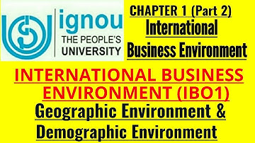 IGNOU- MISSION 70 %: M.COM IBO 1 CHAPTER 1 (PART 2) JUNE TEE EXPECTED Q&A