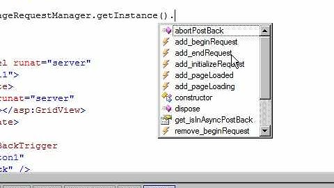 ASP.NET AJAX - PageRequestManager and UpdatePanels - Part 3 of 4