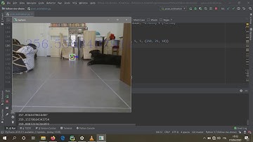 WIP: Distance estimation through ArUco marker detection demo [Bachelor