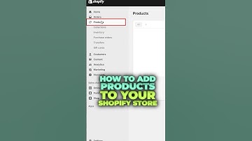 How to add products to your Shopify store