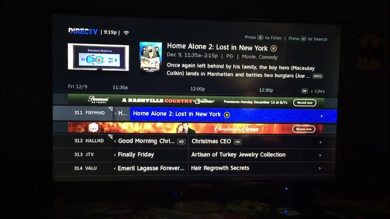 Free form Movie Christmas Directv YouTube