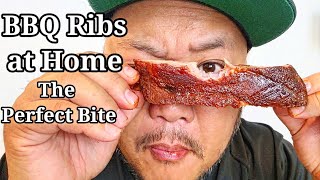 Easy BBQ Spare Ribs at Home | Perfect Bite | Weber Kettle 18 | #bbqribs #bbq #weber