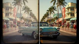 Florida 1950s: Miami Beach & Main Streets (Restored in Color) What Is Florida S Color