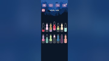 water sort puzzle -sort color puzzle game level 1424