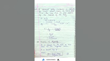 Physics | Mechanical Property of Solid | Notes 📝 | Class 11 😇 #shorts