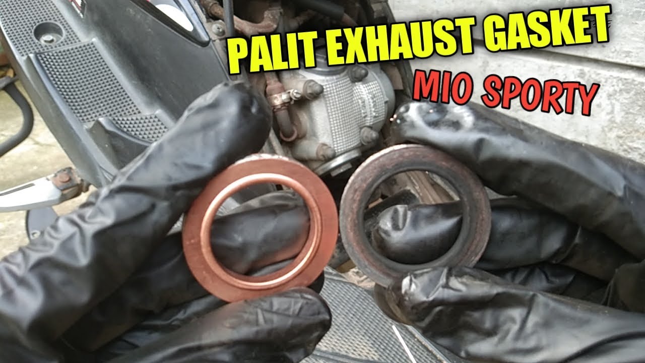 MIO SPORTY EXHAUST GASKET PIPE YouTube