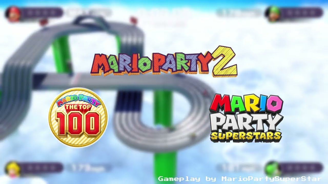 Mario Party 2 : The Blue Sky Yonder [Slot-Car Derby] MASHUP (N64 + 3DS + Switch)