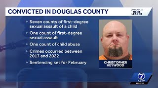 Jury finds man guilty of multiple counts of sexual assault of a child