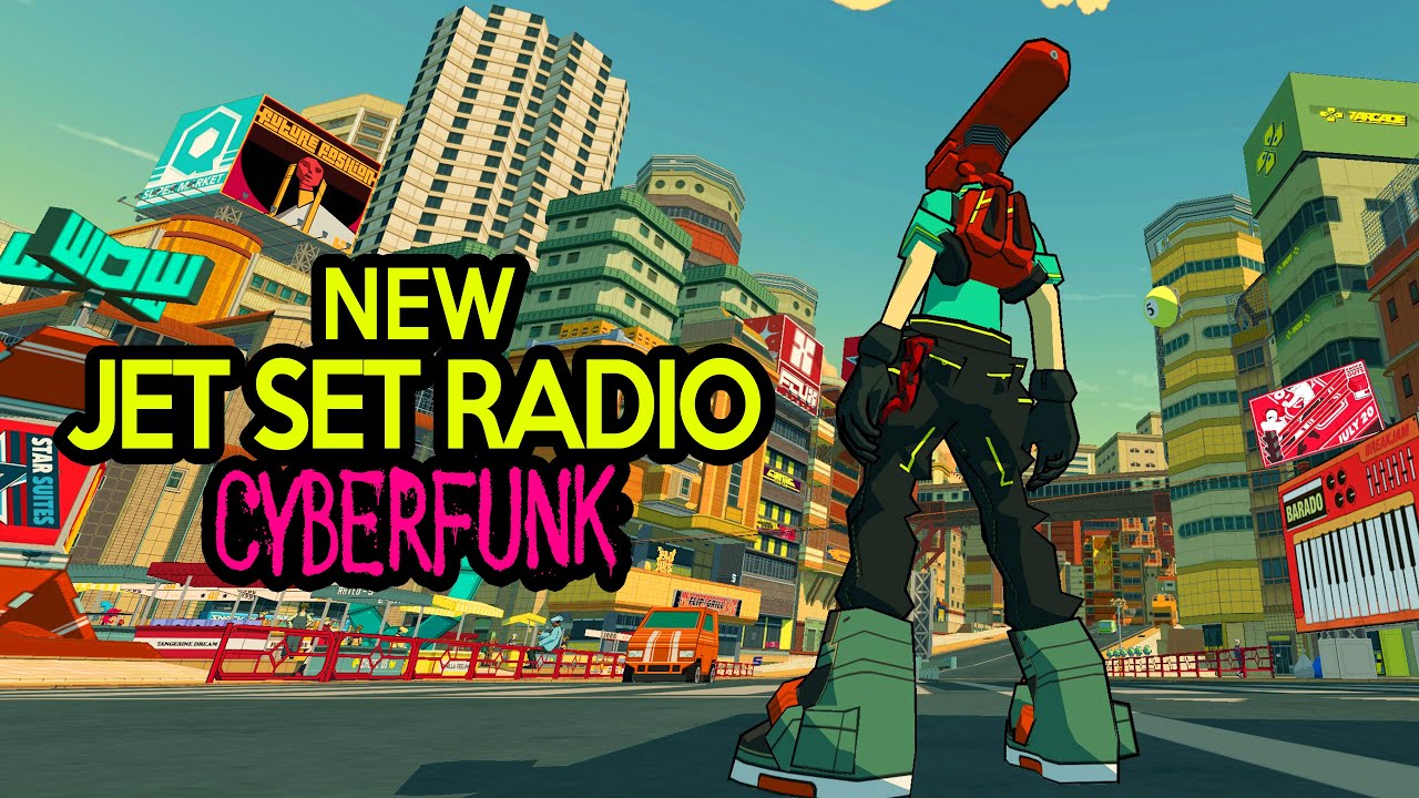 BOMB RUSH CYBERFUNK First 45 Minutes of Gameplay New JET SET RADIO in