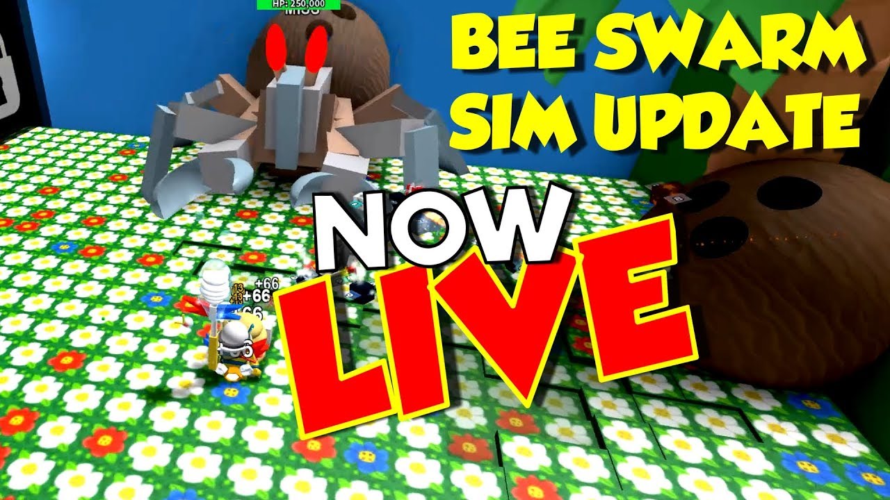  NEW BEE SWARM SIMULATOR UPDATE NOW LIVE YouTube