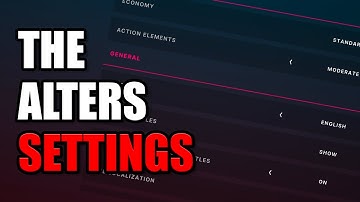 The Alters PS5 - Full Options Menu Walkthrough (Settings Showcase)