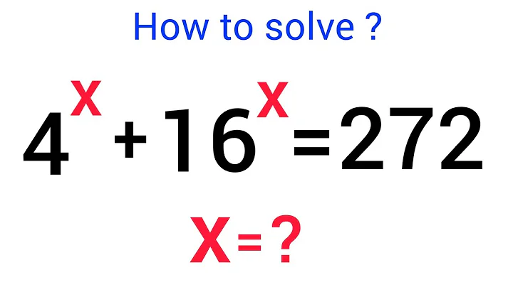 A Nice Math Olympiad Exponential Problem