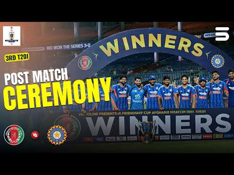 Post Match Ceremony | Afghanistan vs India | Match 03 | T20I Series 2026 | ACB | M9N1J