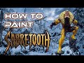 The Easy Way to Paint Yellows! Let's Paint Sabretooth from X-Men!