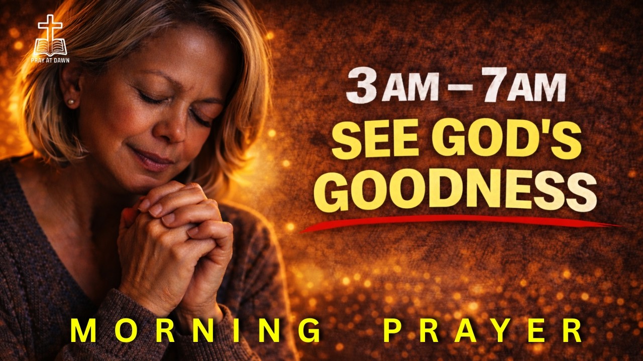 3AM – 7AM Prayer to See God’s Goodness and Break Through | Deep Morning Prayer
