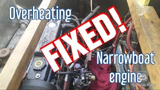 Overheating Engine FIX! Ford XLD 1800 canal boat engine SORTED!