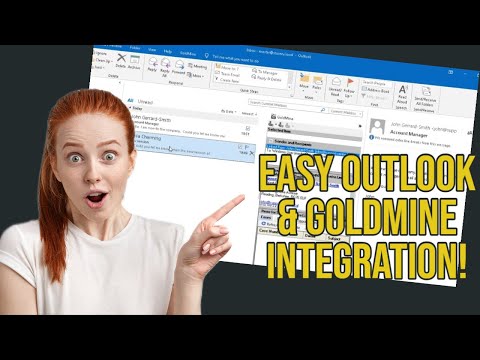 THE EASY WAY TO LINK YOUR EMAILS IN OUTLOOK TO GOLDMINE CRM