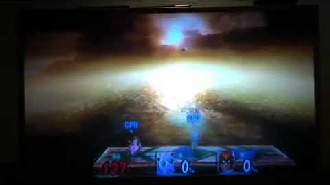 Brawl: Ness vs 2 CPUs Level 9 (3 stock)