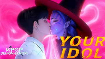 "Your Idol" is geen officiële songclip | KPop Demon Hunters / Huntrix-versie