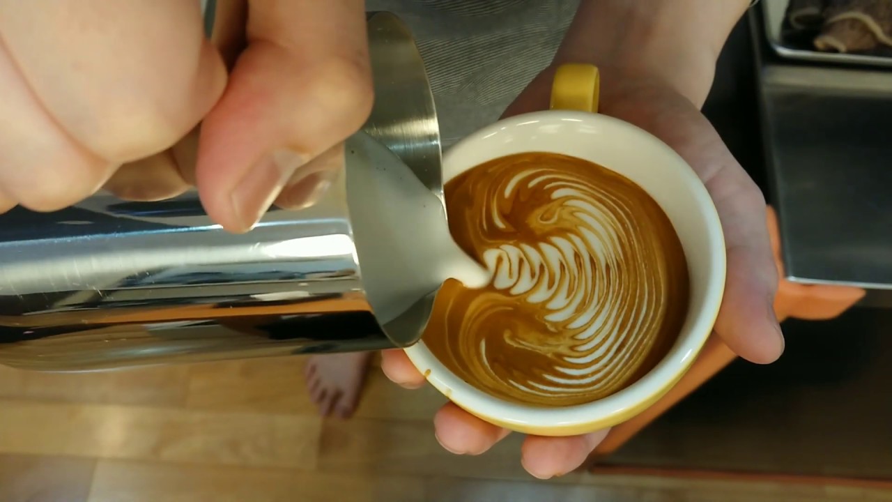 お家カフェ ラテアート トリプルロゼッタ トリプルリーフ Youtube