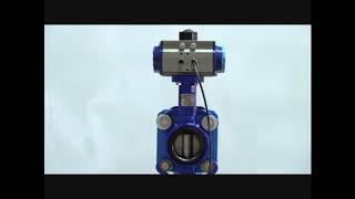 GO Industrial | Series BFDDA - Double Acting Wafer Butterfly Valve