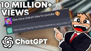 I Asked ChatGPT To Make Me an ART Video!!