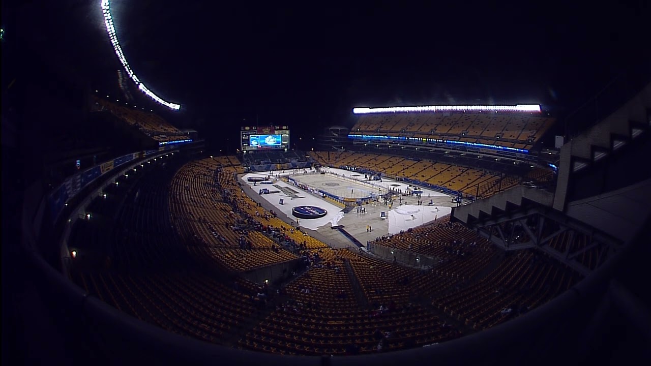 2011 NHL Winter Classic Washington Capitals at Pittsburgh Penguins Satellite Feed 60 fps