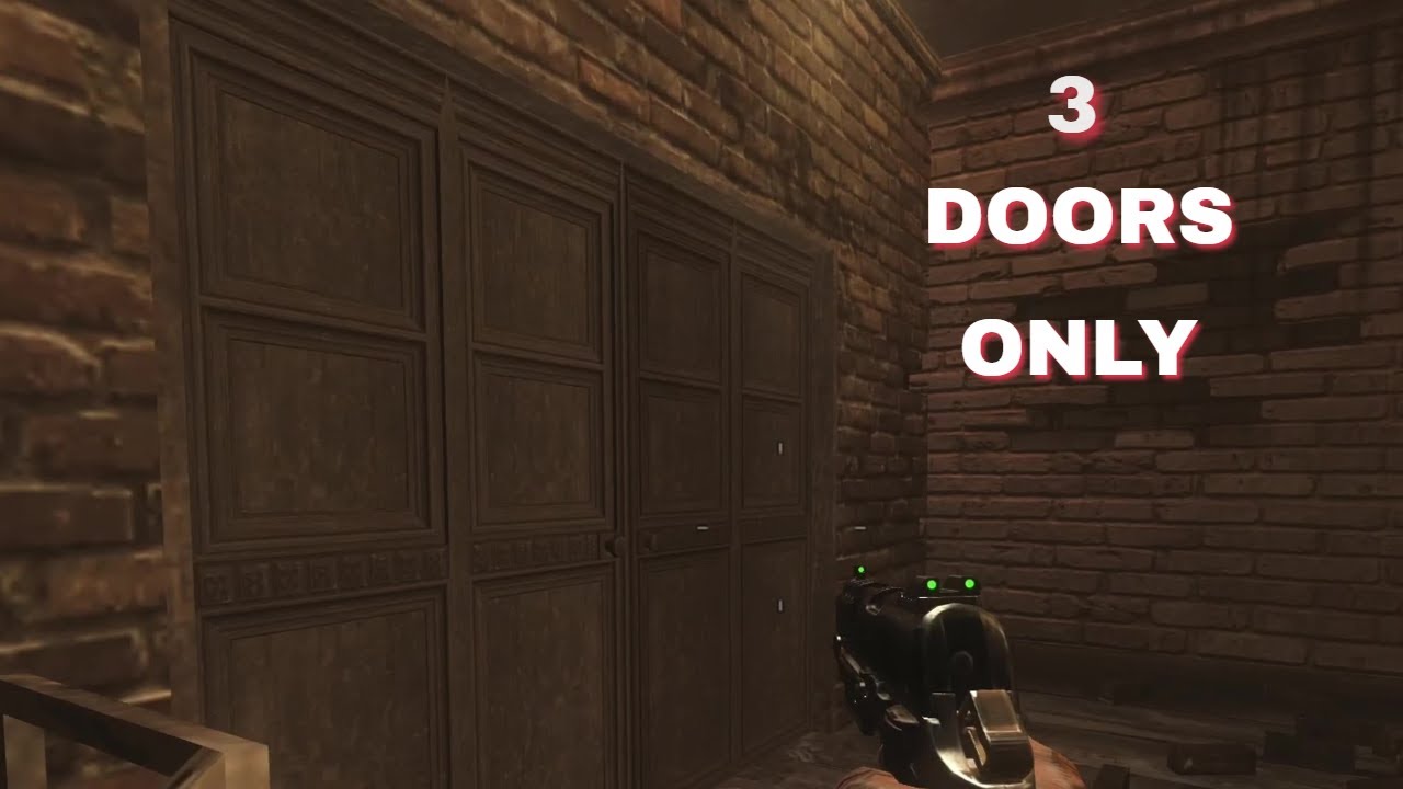 3 DOORS ONLY Challenge: BO2 Zombies