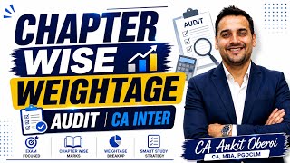 AUDIT CHAPTERWISE WEIGHTAGE I Audit CA Inter Sep 26