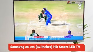 Samsung 80 cm (32 inches) HD Smart LED TV Detail Unboxing and Demo #indiaunboxed