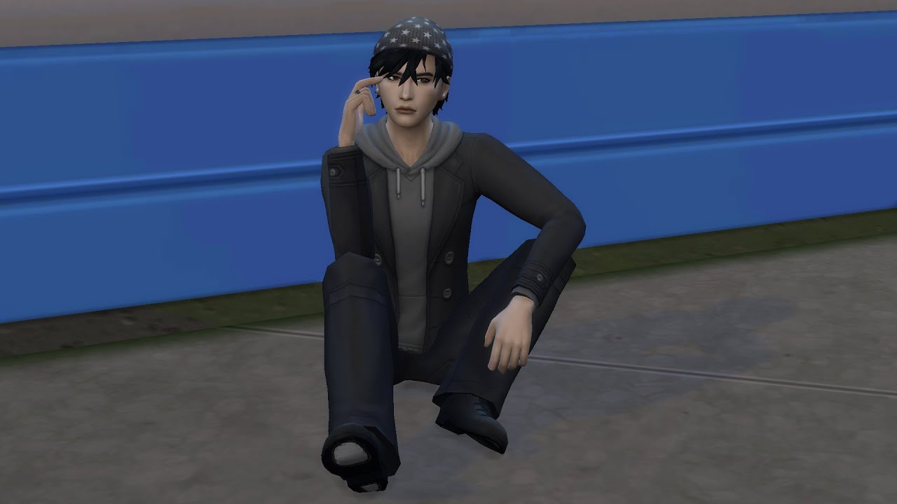 Sims 4 | High School Stereotype CAS Challenge: Day 5 - Emo Kid
