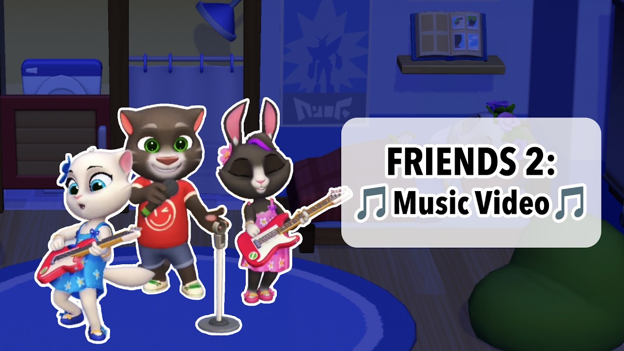 🎮 My Talking Tom Friends 2 Music Video: Few Days With Talking Friends 🎵 